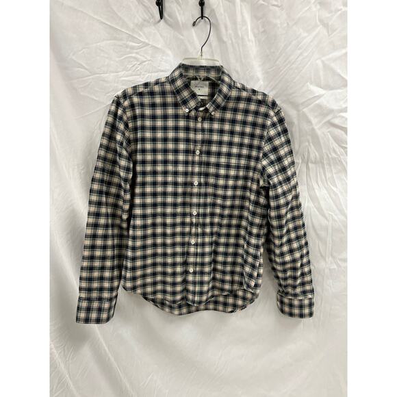 Billy Reid Slim Fit Flannel Shirt size M - Picture 1 of 5